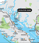 Desolation Sound Park Map