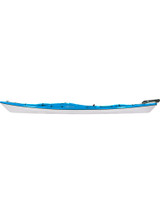 Delta 15s w/Skeg - Azure Blue - Side View | Western Canoeing & Kayaking