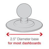 Adhesive Mount w/1" Ball