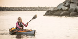 AdvancedFrame Sport Kayak AE1017 Orange on the Water