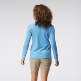 NRS Women's Silkweight Long-Sleeve Shirt Back view | Western Canoe Kayak