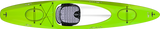 Delta 12AR | Western Canoe Kayak - Green