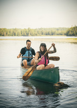 Eddy Flex PFD - Lifestyle Image - Canoeing | Western Canoeing & Kayaking