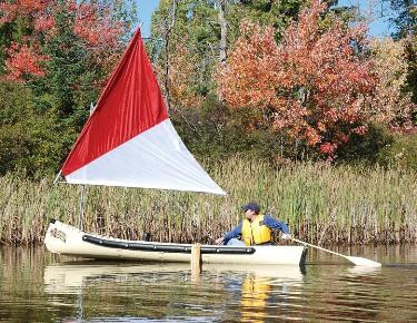 Sportspal Canoe Sail Kit with Leeboards | Western Canoe Kayak