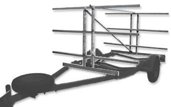 6 Place Trailer Bars Installed | *** Trailer Frame Not Included ***