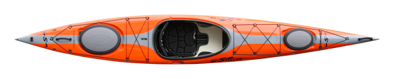 S14LV Advantage Recreational - Orange - Top | Western Canoeing & Kayaking