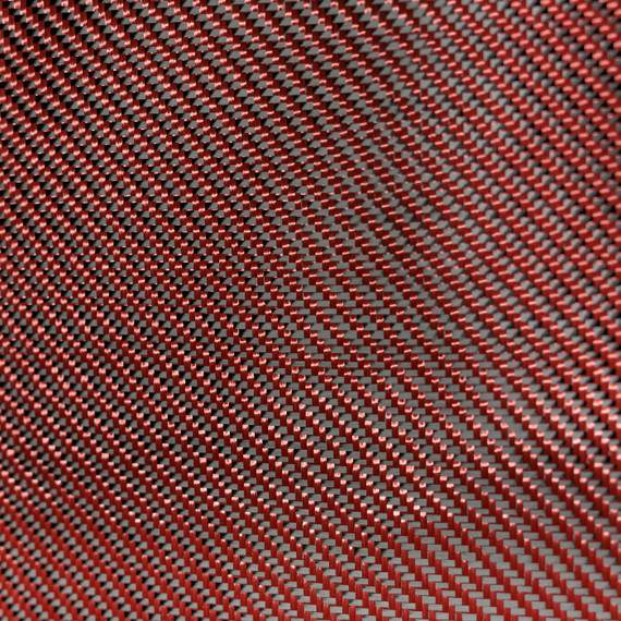 Aramid (Kevlar) Black-Red - 60"