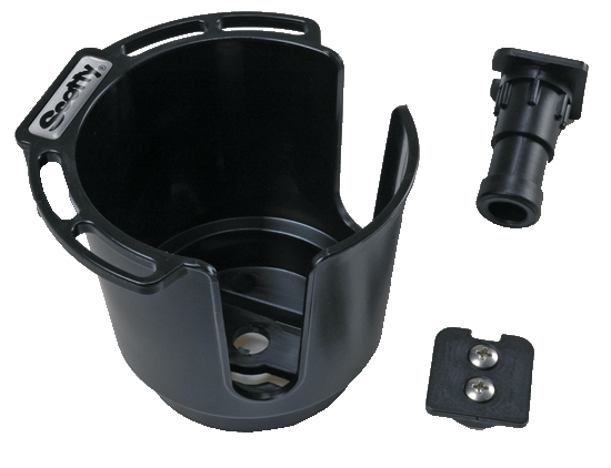 Drink Holder with Post and Button Mount | Western Canoe Kayak