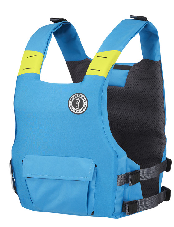 Mustang Khimera Hybrid PFD - Azure Blue front