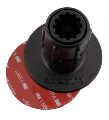 Scotty 3" Stick-On Accessory Mount w/Gear-Head