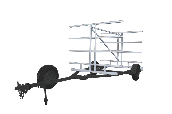8 Place Trailer Bars Installed | *** Trailer Frame Not Included ***