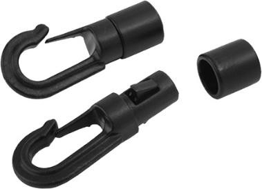 Bungee Locking Hook 1/4" w/Sleeve
