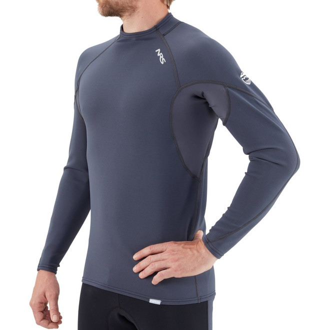 Men's HydroSkin 0.5 Long-Sleeve Shirt - Dark Shadow - Model | Western Canoeing & Kayaking