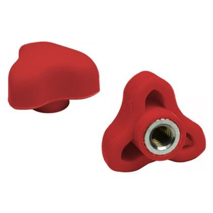  Knob Three Arm Nut | Red