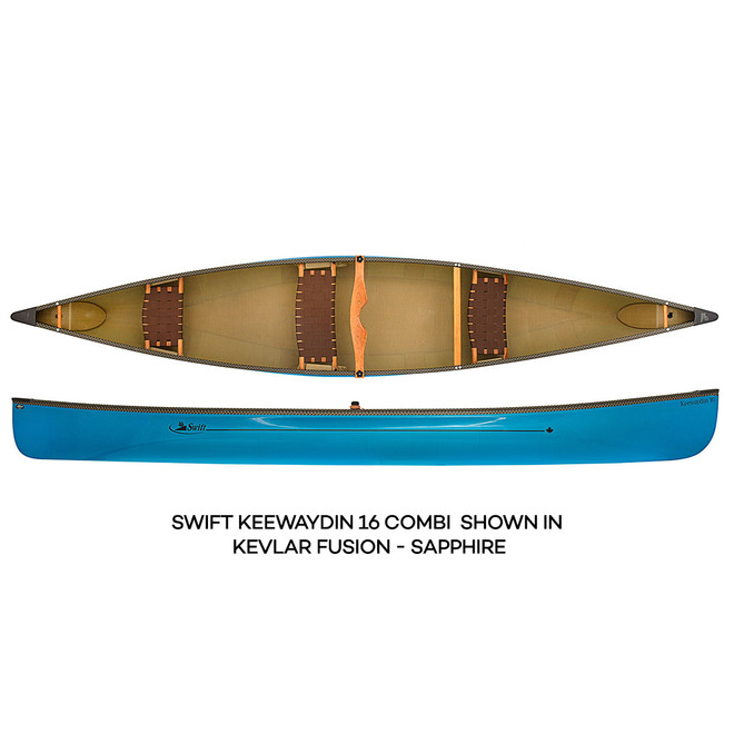 Swift Keewaydin 17 Combi - in Kevlar Fusion/Sapphire
