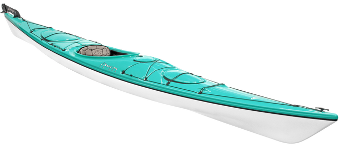 Delta 17 w/rudder | Western Canoe Kayak - Teal