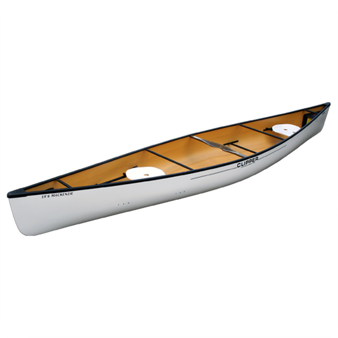 White MacKenzie 18'6 | Western Canoe Kayak