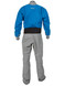 Men's Meridian Gore-Tex PRO Dry Suit w/Relief Zipper - Blue - Back | Western Canoeing & Kayaking