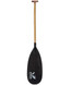  Hawaiki Hybrid Single Bend Steering Paddle - Black | Western Canoeing & Kayaking