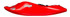 RockStar V Small - Red - Side | Western Canoe & Kayak