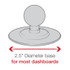Adhesive Mount w/1" Ball