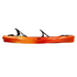 The Targa 130T Tandem in mango color side view