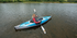 AdvancedFrame Sport Kayak AE1017 Blue on the Water