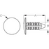 Pine Tree Rivet (Long) | Western Canoe Kayak - Diagram