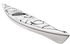 Delta 16 w/Skeg | Western Canoe Kayak - White
