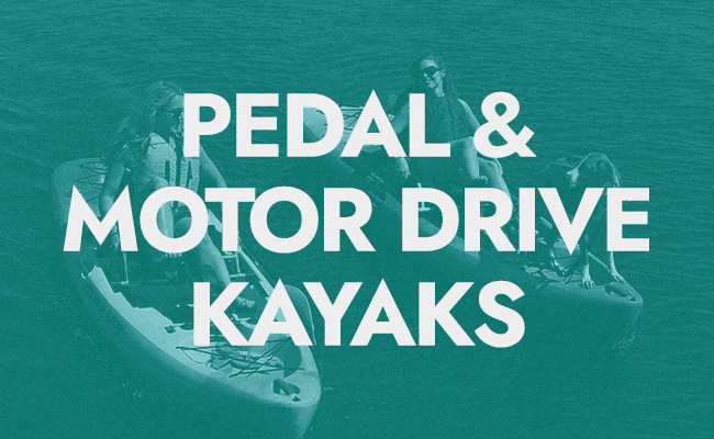 Pedal + Motor Drive Kayaks