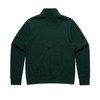 wo's-stencil-half-zip-crew-pinegreen-back