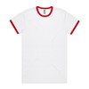 staple-ringer-tee-white/red