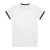staple-ringer-tee-white/black-back