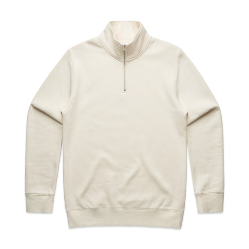 stencil-half-zip-crew-ecru