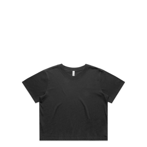 Wo's Heavy Faded Crop Tee | 4089