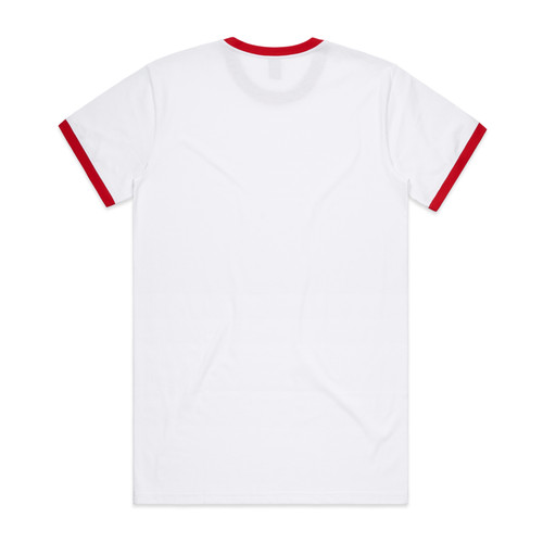 staple-ringer-tee-white/red-back