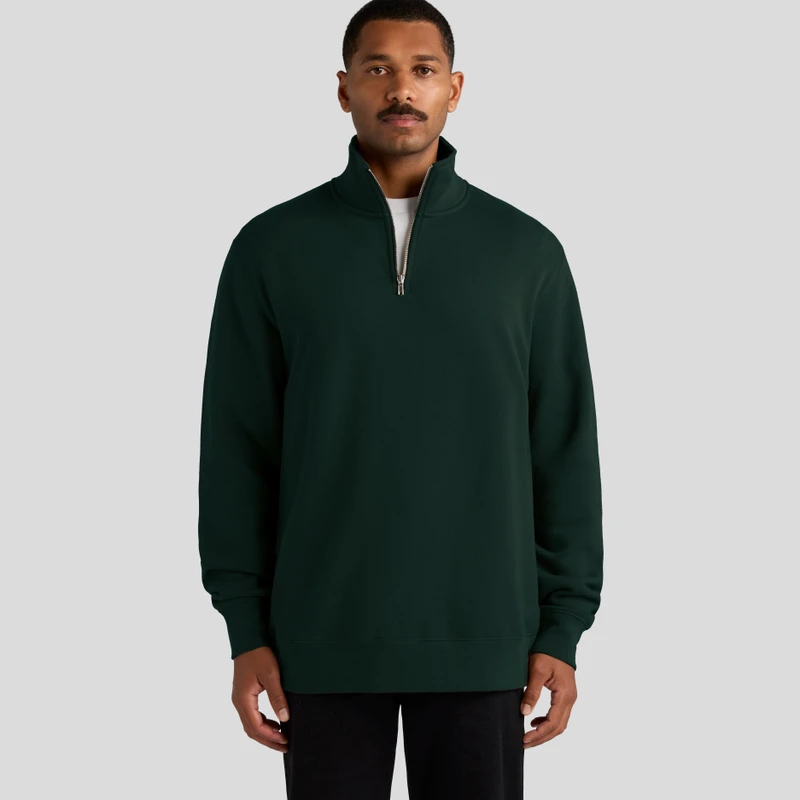 AS Colour Stencil Half Zip Crew