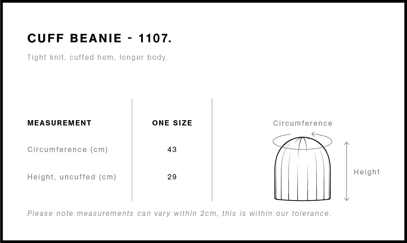 1107 size guide