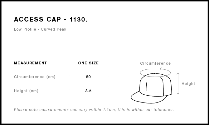 1130 size guide