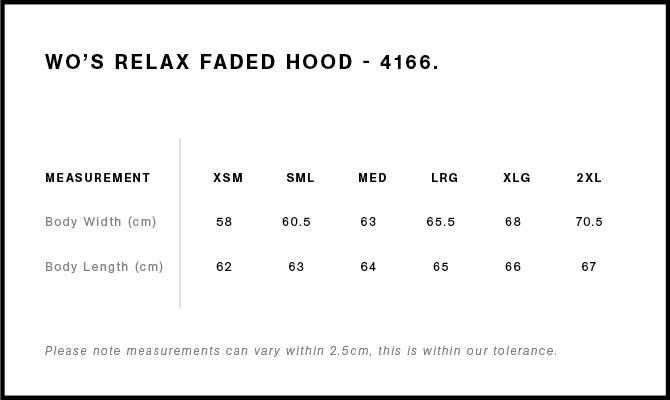 4166 size guide