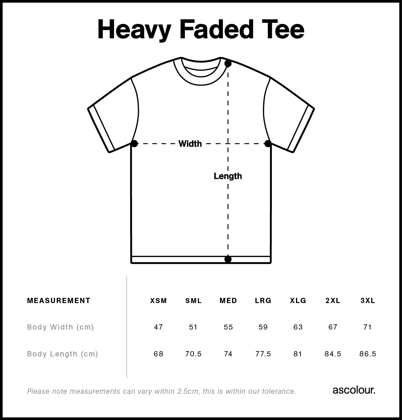 5082 size guide