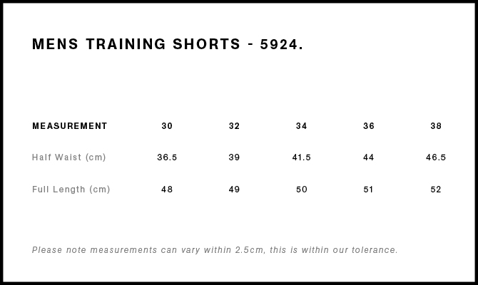 5924 size guide