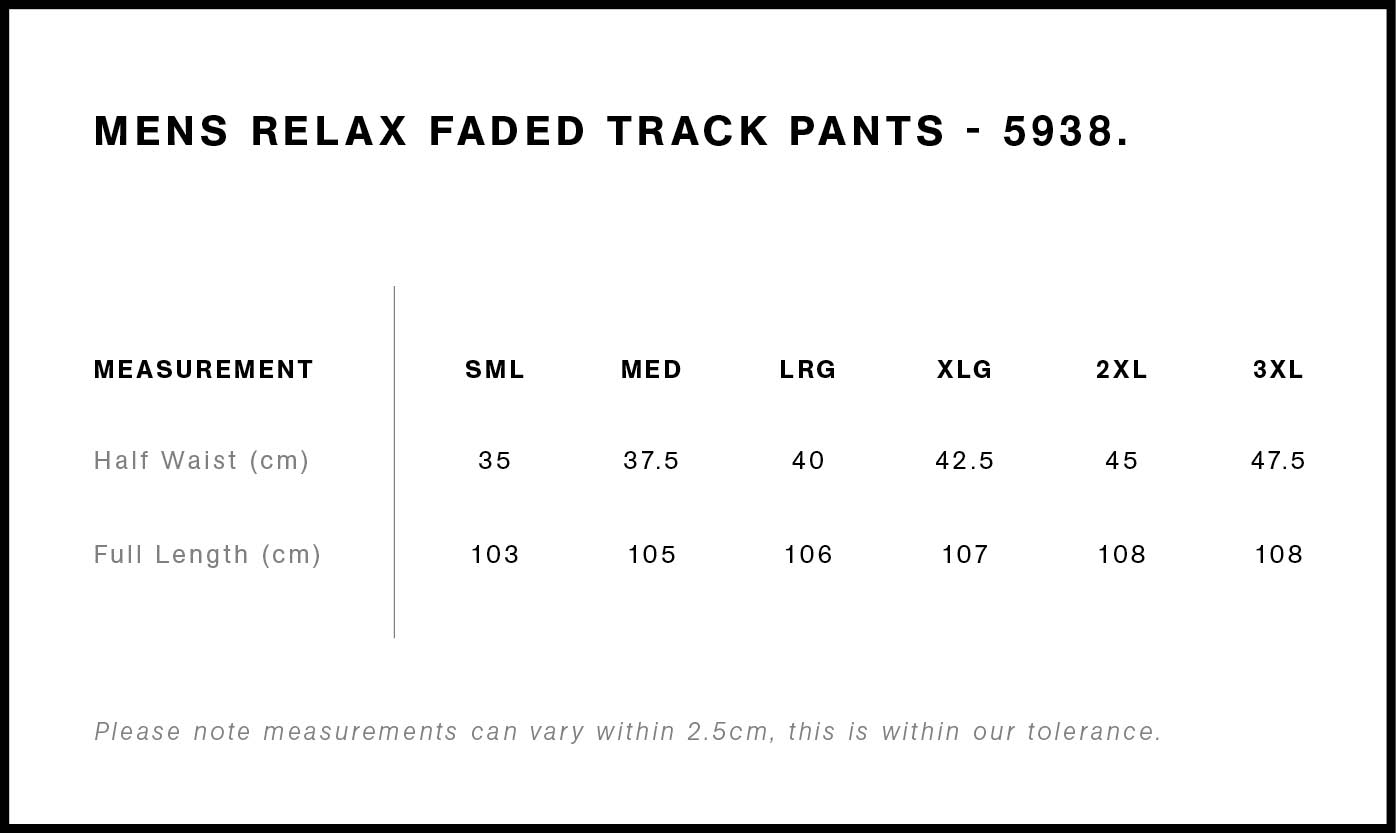 5938 size guide