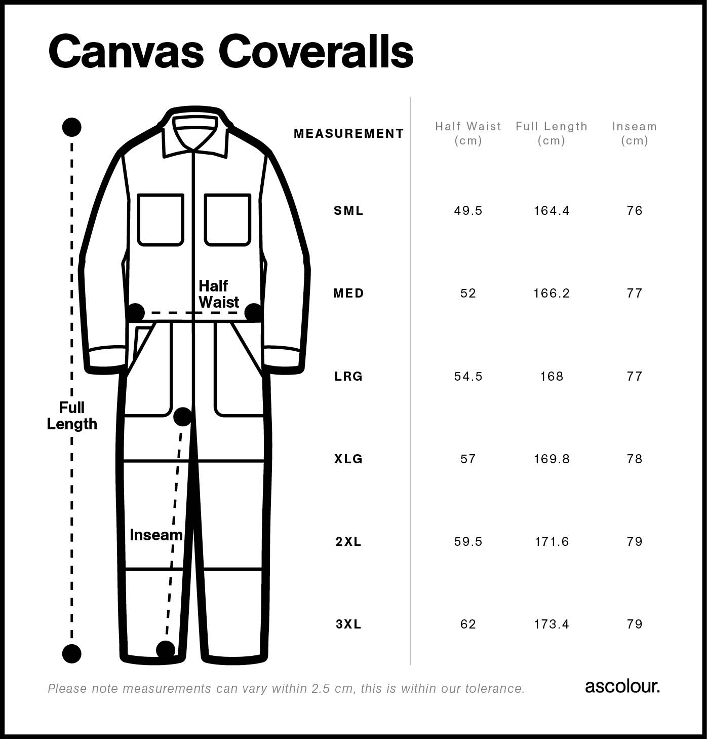 5981 size guide