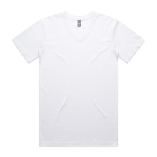 Staple V Neck Tee | 5001V — WHITE