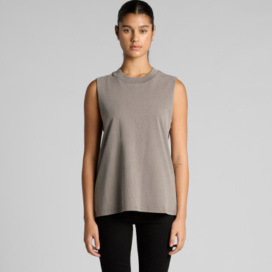 AS Colour WOMEN'S Heavy Faded Tank (4084) — F_BLK