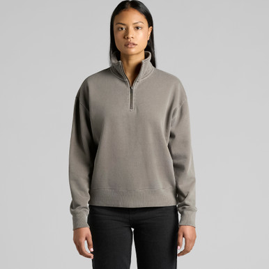 AS Colour WOMEN'S Relax Faded Half Zip (4167) — F_BLK