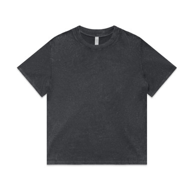 Wo's Stone Wash Heavy Tee AS Colour