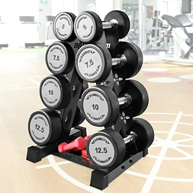 Heavy-Duty Dumbbell Rack Stand, 13GA Steel Construction