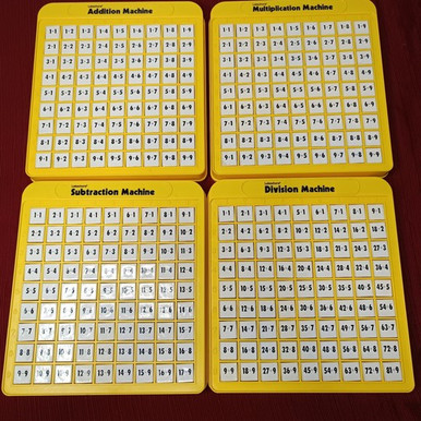 Lakeshore 4 Math Machines Addition Subtraction Multiplication Division
